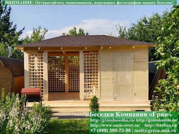 Летняя Беседка С Хозблоком, Сараем Для Дачи, Дома 3х5 - 10
